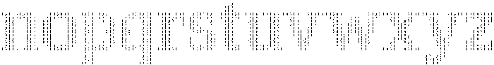 Pixel Serif HDotM otf (400) Font LOWERCASE