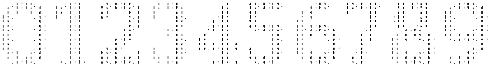 Pixel Serif HDotS otf (400) Font OTHER CHARS