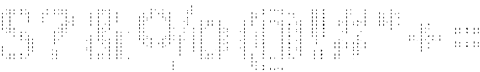 Pixel Serif HDotS otf (400) Font OTHER CHARS