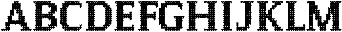Pixel Serif HeartL otf (400) Font UPPERCASE