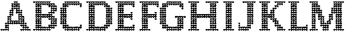 Pixel Serif HeartM otf (400) Font UPPERCASE