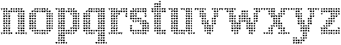 Pixel Serif HeartS otf (400) Font LOWERCASE