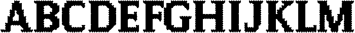 Pixel Serif HeartXL otf (400) Font UPPERCASE