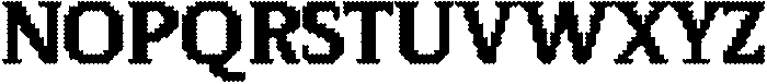 Pixel Serif HeartXL otf (400) Font UPPERCASE