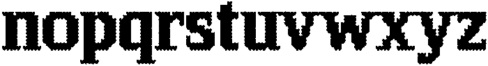 Pixel Serif HeartXL otf (400) Font LOWERCASE