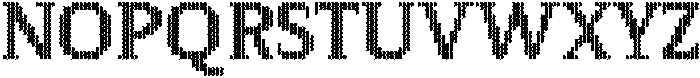 Pixel Serif MoonL otf (400) Font UPPERCASE