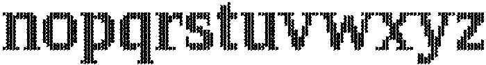 Pixel Serif MoonL otf (400) Font LOWERCASE