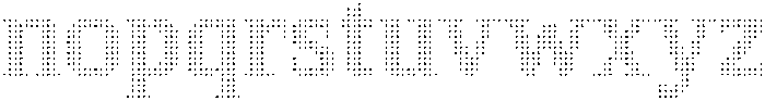 Pixel Serif MoonXS otf (400) Font LOWERCASE