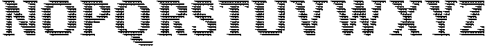 Pixel Serif SpikeL otf (400) Font UPPERCASE