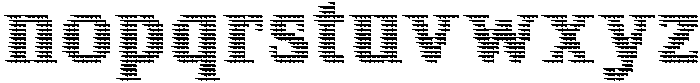 Pixel Serif SpikeL otf (400) Font LOWERCASE