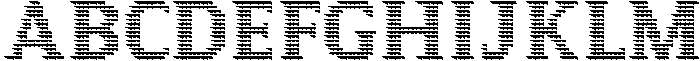 Pixel Serif SpikeM otf (400) Font UPPERCASE