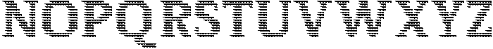 Pixel Serif SpikeM otf (400) Font UPPERCASE