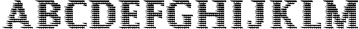 Pixel Serif SpikeXL otf (400) Font UPPERCASE
