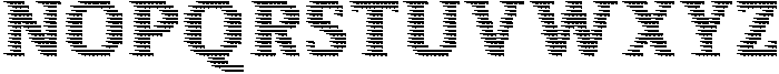 Pixel Serif SpikeXL otf (400) Font UPPERCASE