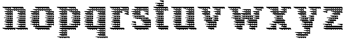 Pixel Serif SpikeXL otf (400) Font LOWERCASE