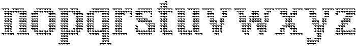 Pixel Serif SpikeXS otf (400) Font LOWERCASE