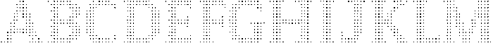 Pixel Serif Square otf (400) Font UPPERCASE