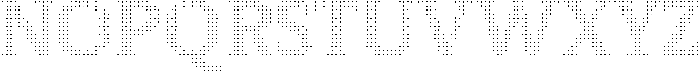 Pixel Serif Square otf (400) Font UPPERCASE