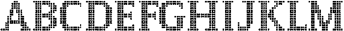 Pixel Serif SquareS otf (400) Font UPPERCASE