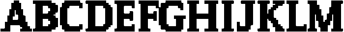 Pixel Serif SquareXL otf (400) Font UPPERCASE