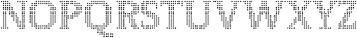 Pixel Serif SquareXS otf (400) Font UPPERCASE