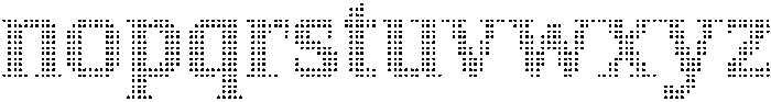 Pixel Serif SquareXS otf (400) Font LOWERCASE