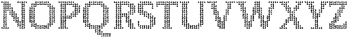 Pixel Serif StarL otf (400) Font UPPERCASE