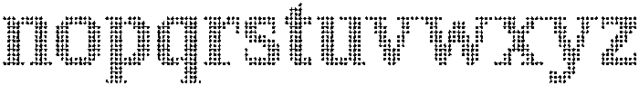 Pixel Serif StarL otf (400) Font LOWERCASE