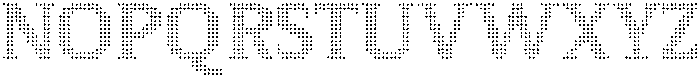 Pixel Serif StarM otf (400) Font UPPERCASE