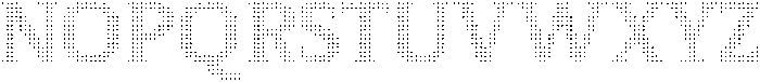 Pixel Serif StarS otf (400) Font UPPERCASE