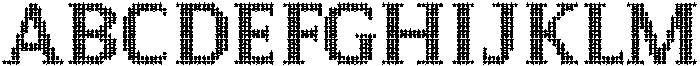 Pixel Serif StarXL otf (400) Font UPPERCASE