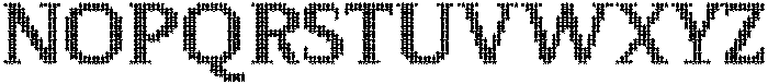 Pixel Serif StarXL otf (400) Font UPPERCASE