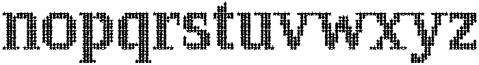 Pixel Serif StarXL otf (400) Font LOWERCASE