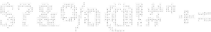 Pixel Serif StarXS otf (400) Font OTHER CHARS