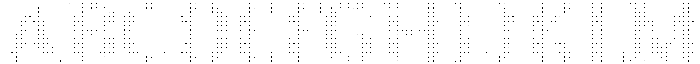Pixel Serif StarXS otf (400) Font UPPERCASE