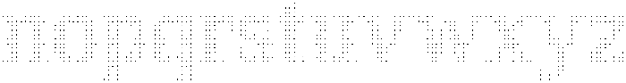 Pixel Serif StarXS otf (400) Font LOWERCASE