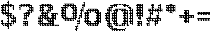 Pixel Serif TriangleL otf (400) Font OTHER CHARS