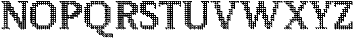 Pixel Serif TriangleL otf (400) Font UPPERCASE