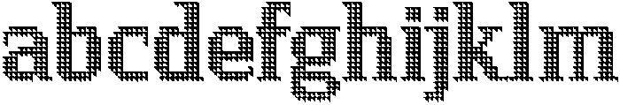 Pixel Serif TriangleL otf (400) Font LOWERCASE