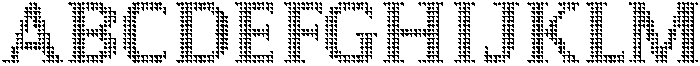 Pixel Serif TriangleM otf (400) Font UPPERCASE