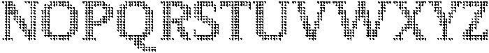 Pixel Serif TriangleM otf (400) Font UPPERCASE