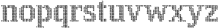 Pixel Serif TriangleM otf (400) Font LOWERCASE