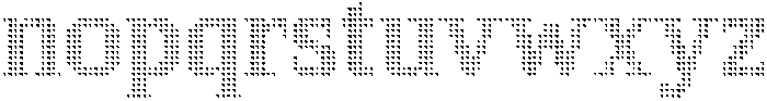 Pixel Serif TriangleS otf (400) Font LOWERCASE