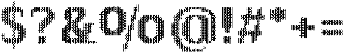 Pixel Serif WaveL otf (400) Font OTHER CHARS