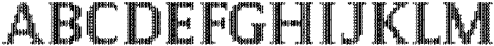 Pixel Serif WaveL otf (400) Font UPPERCASE
