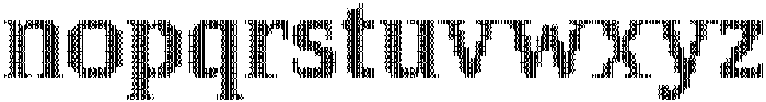Pixel Serif WaveL otf (400) Font LOWERCASE