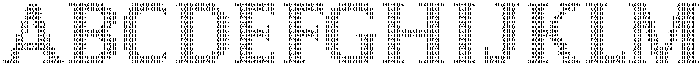 Pixel Serif WaveM otf (400) Font UPPERCASE