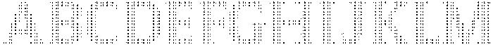 Pixel Serif WaveS otf (400) Font UPPERCASE