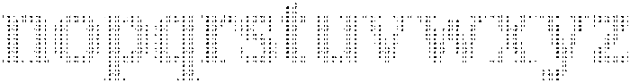 Pixel Serif WaveS otf (400) Font LOWERCASE