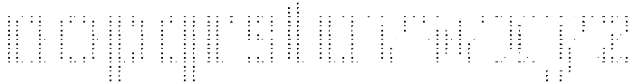 Pixel Serif WaveXS otf (400) Font LOWERCASE